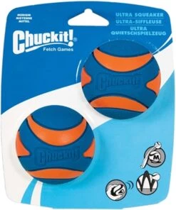 Chuckit! Chuckit Ultra Squeaker Ball Medium ø 6 Cm 2 - Pack -Hondenbenodigdheden 1003x1200 3