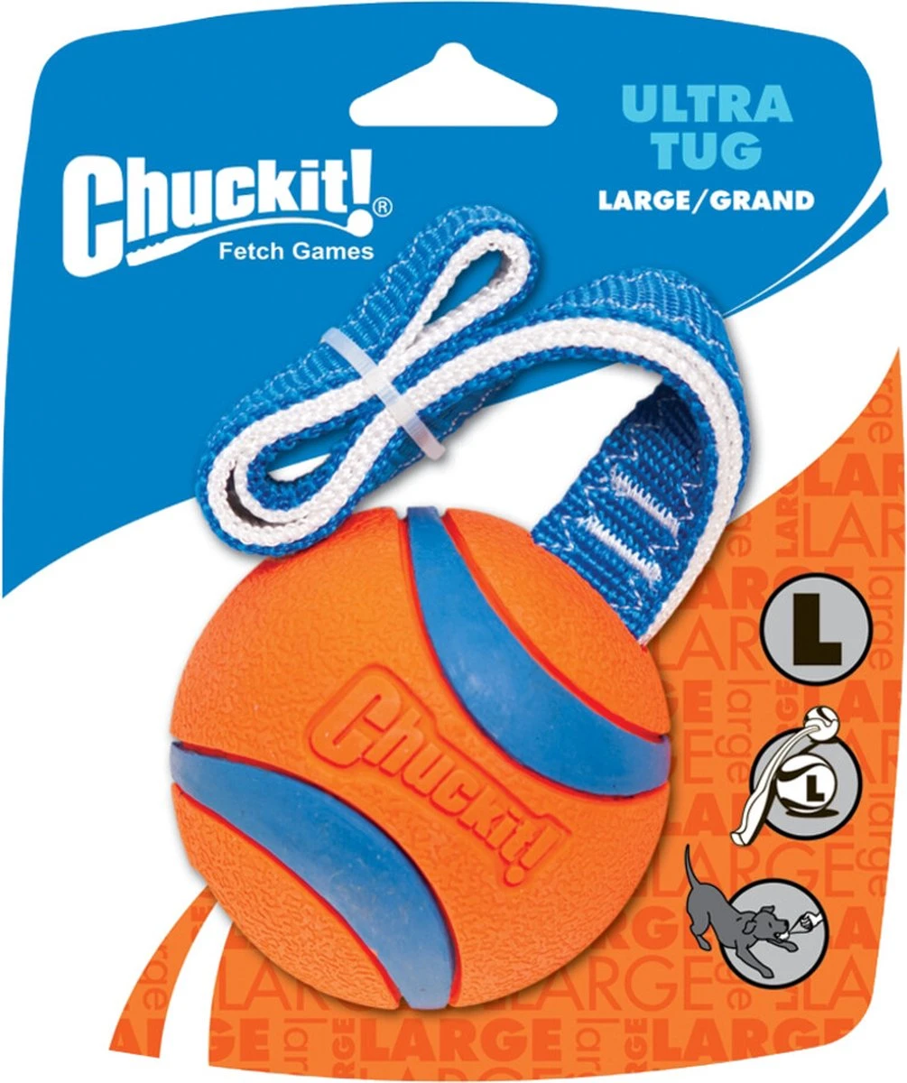Chuckit! Chuckit Ultra Tug – Hondenspeelgoed - Blauw/Oranje – Large - ø 7 Cm 3 Chuckit! Chuckit Ultra Tug – Hondenspeelgoed - Blauw/Oranje – Large - ø 7 Cm