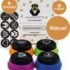 Vulpes Pets® PRO Praatknop Voor Honden - Dogbuttons - Laat Uw Huisdier Spreken - Hondenspeelgoed - Honden Training - Incl. E-Book & Trainingsstickers 2 Vulpes Pets® PRO Praatknop Voor Honden - Dogbuttons - Laat Uw Huisdier Spreken - Hondenspeelgoed - Honden Training - Incl. E-Book & Trainingsstickers -Hondenbenodigdheden 1007x1200 1