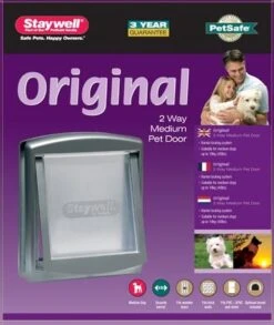 Petsafe 757 Hondenluik - Medium - Zilver/Tranparant -Hondenbenodigdheden 1010x1200 3