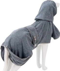 Super Absorberende Honden Badjas Grijs Maat L 16 Super Absorberende Honden Badjas Grijs Maat L -Hondenbenodigdheden 1012x1200