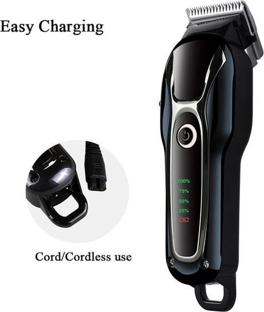 Merkloos Dierentondeuse + Haren Verwijderaar - Scheerapparaat Voor Honden En Katten - 4 Opzetstukken - Oplaadbaar - Draadloos - Stil - Verschillende Haar En Vachtlengtes - Hondentrimmer - Honden Trimmer - Honden Knippen - Haren Knippen 7 Merkloos Dierentondeuse + Haren Verwijderaar - Scheerapparaat Voor Honden En Katten - 4 Opzetstukken - Oplaadbaar - Draadloos - Stil - Verschillende Haar En Vachtlengtes - Hondentrimmer - Honden Trimmer - Honden Knippen - Haren Knippen - Afbeelding 5