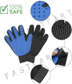 Merkloos Vachtverzorgingshandschoen -Hondenbenodigdheden 1033x1200