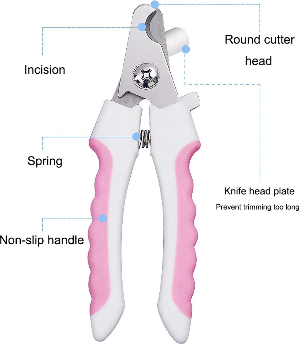 Merkloos Professionele Nagelschaar - Dieren Nagelschaar - Roze - Honden Nagelknipper - Hondennagels - Honden Knip Schaar - Honden Knipsch 5 Merkloos Professionele Nagelschaar - Dieren Nagelschaar - Roze - Honden Nagelknipper - Hondennagels - Honden Knip Schaar - Honden Knipsch - Afbeelding 3