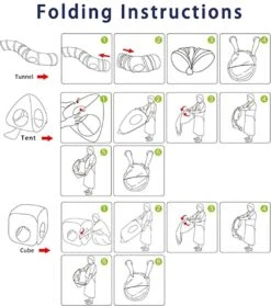 Fuegobird Kattentunnel - Tent+Tunnel 3 In 1 - Blauw/Roze -Hondenbenodigdheden 1061x1200 2
