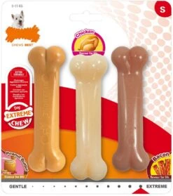 Nylabone - Extreme Triopack Kauwbotten Met Smaken Pindakaas, Kip En Bacon - Small 16 Nylabone - Extreme Triopack Kauwbotten Met Smaken Pindakaas, Kip En Bacon - Small -Hondenbenodigdheden 1061x1200 5