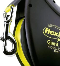 Flexi Giant Tape - Hondenriem - Zwart/Geel - L - 10 M - (<50 Kg) -Hondenbenodigdheden 1076x1200 1