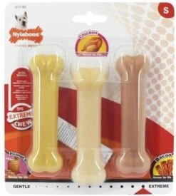Nylabone - Extreme Triopack Kauwbotten Met Smaken Pindakaas, Kip En Bacon - Small 17 Nylabone - Extreme Triopack Kauwbotten Met Smaken Pindakaas, Kip En Bacon - Small -Hondenbenodigdheden 1079x1200 3