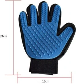 Vacht Verzorgingsborstel Voor Huisdieren - Blauw - LimitedDeals - Voor Honden Katten Konijnen Paarden - Tevens Massage Handschoen Voor Dieren! - Goed Voor De Verzorging Van De Vacht -Hondenbenodigdheden 1080x1200 1