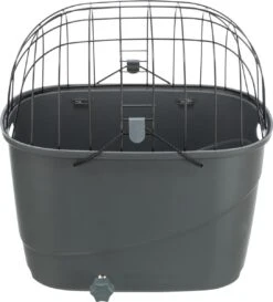 Trixie Fietsmand Voor Bagagedrager Met Draadkoepel Kunststof Grijs (46X36X47 CM) -Hondenbenodigdheden 1086x1200 2