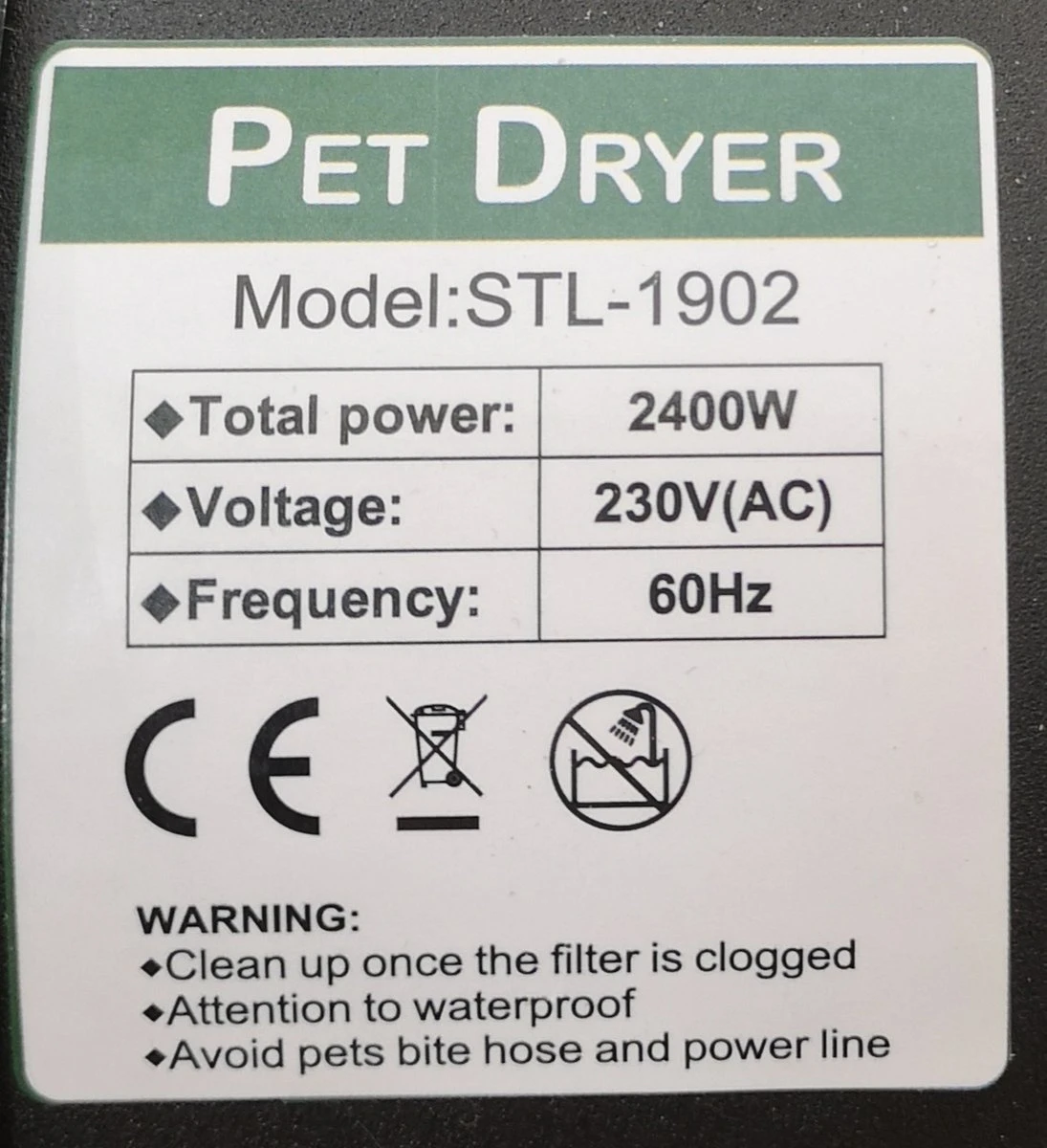 Merkloos Edward&DeVries Professionele Hondenföhn Met 4 Opzetstukken – Waterblazer Voor Honden – Stil Design – Krachtig + Extra Filter - Zwart 8 Merkloos Edward&DeVries Professionele Hondenföhn Met 4 Opzetstukken – Waterblazer Voor Honden – Stil Design – Krachtig + Extra Filter - Zwart - Afbeelding 6