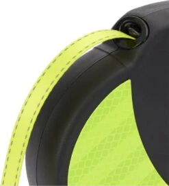 DDOXX Intrekbare Hondenriem, Reflecterend | Vele Kleuren & Maten | Voor Kleine & Grote Honden | Intrekbare Hondenriem Puppy Kat | Hondenriem Accessoires Hond | XS, 3 M, Tot 8 Kg, Geel -Hondenbenodigdheden 1095x1200