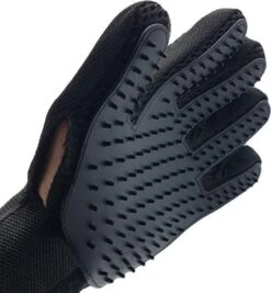 Borstel Voor Huisdieren - 2 Stuks LINKS + RECHTS - Voor Elke Vacht - Silicone - Vachtborstel - Borstel Handschoen - Zwart- ODaani -Hondenbenodigdheden 1112x1200 3