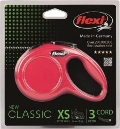 Flexi New Classic Koord - Hondenriem - Rood - S - 8 M - (<12 Kg) 34 Flexi New Classic Koord - Hondenriem - Rood - S - 8 M - (<12 Kg) -Hondenbenodigdheden 1115x1200