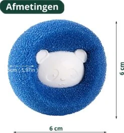 De Blaffende Kat Wasdrogerbollen - Droger Ballen - Huisdier Haarverwijderaar - 4 Wasbollen Voor Wasmachine En Droger -Hondenbenodigdheden 1117x1200