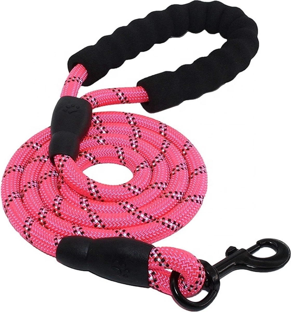 Comfortabele Hondenriem Met Gevoerd Handvat – Stevige Nylon Hondenlijn – Riem Voor Honden 3 Comfortabele Hondenriem Met Gevoerd Handvat – Stevige Nylon Hondenlijn – Riem Voor Honden