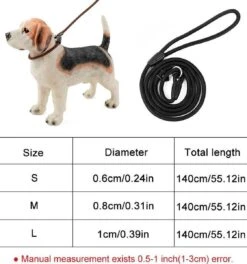 LOUZIR Cesar Millan Sliplijn Met Stop - Hondenriem - Rood - 130 Cm -Hondenbenodigdheden 1121x1200 2