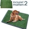 Merkloos Gtrise Hondentoilet Met 2 Matten - Out/Indoor - Zindelijkheidstraining Ebook - Dieren Wc -Hondenbenodigdheden 1141x1200 1