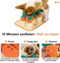 Premium Snuffelmat Voor Hond En Kat - Intelligentie Speelgoed - Snuffel Mat Puppy - IQ Hondenspeeltjes - Educatieve Training Huisdier - Snuffeltrainer Hondenpuzzel - Educatief Speelgoed - Vetalo -Hondenbenodigdheden 1145x1200 4