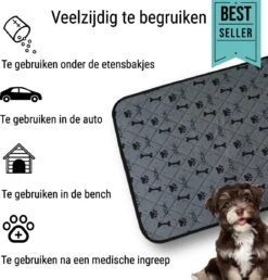 Jooba Puppy Training Pads - Wasbare Puppy Pads 2 Stuks - Hondentoilet - 70x50cm - Puppy -Hondenbenodigdheden 1148x1200