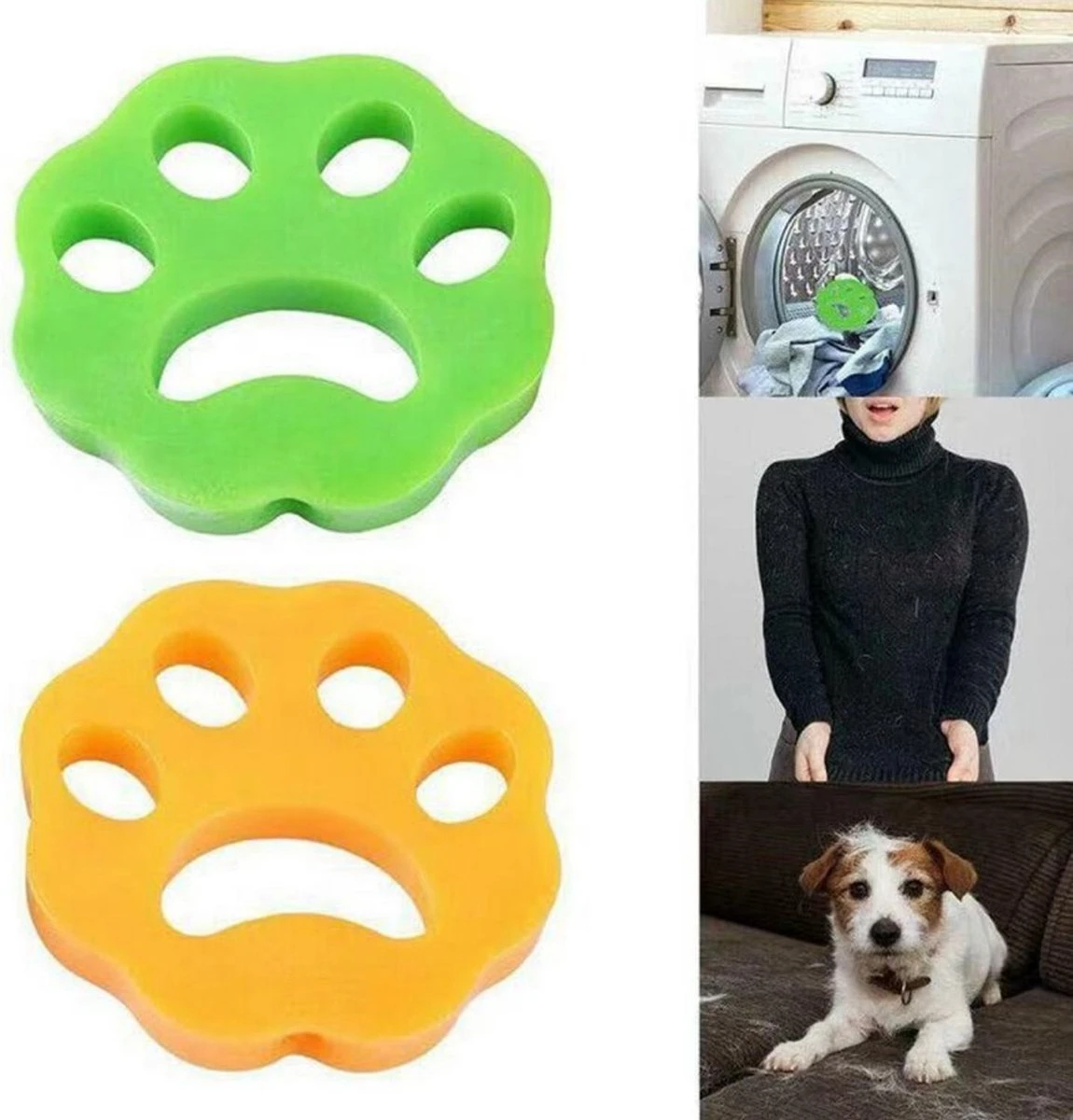 CaseProtect HG - 2 Stuks Haarverwijderaar Voor Katten En Honden - Eenvoudig Haren Verwijderen In Wasmachine En Droger - Kattenhaar En Hondenhaar - Anti Haren - Pluizenverwijderaar En Dierenhaar Verwijderaar Voor Kleding 7 CaseProtect HG - 2 Stuks Haarverwijderaar Voor Katten En Honden - Eenvoudig Haren Verwijderen In Wasmachine En Droger - Kattenhaar En Hondenhaar - Anti Haren - Pluizenverwijderaar En Dierenhaar Verwijderaar Voor Kleding - Afbeelding 5