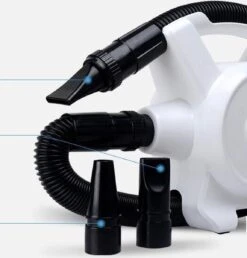 Hondenfohn - Waterblazer Met Draaiknop - 2400W Vermogen Met Warme En Koude Stand - Wit -Hondenbenodigdheden 1151x1200 4