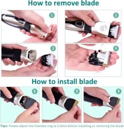 Merkloos Professionele Dierentondeuse - Scheerapparaat Voor Honden En Katten - Trimmer - 4 Opzetstukken - Oplaadbaar - Draadloos - Stil - Verschillende Haar En Vachtlengtes - Haartrimmer - Hondentrimmer - Honden Trimmer - Honden Knippen - Haren Knippen -Hondenbenodigdheden 1154x1200 2