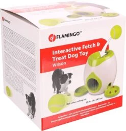Flamingo - Hondenspeelgoed Wilson Interactive - Groen - 29.5 X 18 X 18 Cm -Hondenbenodigdheden 1157x1200 3