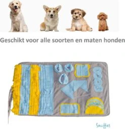 Snuffies Snuffelmat Jara 100x65cm - Snuffelmat – Snuffelmatten - Honden Speelgoed - Honden Speelgoed Intelligentie – Snuffelmat - Snuffelmat Hond - Snuffelmatten – Hersenwerk – Honden Speeltjes – Puppy - Puppy Speelgoed - Honden Denkspelletjes -Hondenbenodigdheden 1162x1200 5