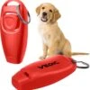 VEDIC® - Luxe Clicker Met Fluit - Clickertraining - Rood - Bevestigingsring - Fluit - Hondentraining -Hondenbenodigdheden 1166x1200 3