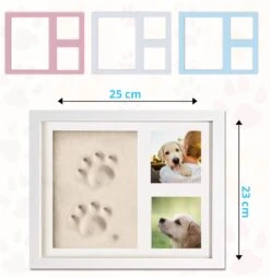 PIXETOOL Fotolijst Kleiafdruk - Gipsafdruk - Pootafdruk Hond - Puppy Speelgoed - Cadeau Voor Man - Cadeau Voor Vrouw - 3D Collage - 54 Extra Letters -Hondenbenodigdheden 1173x1200 14