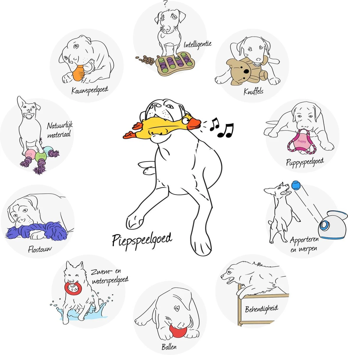 Beeztees Latex Kip - Mini 4 Beeztees Latex Kip - Mini - Afbeelding 2