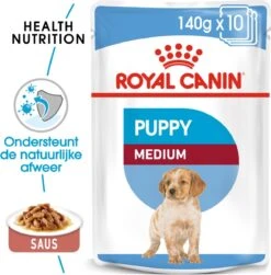 Royal Canin Shn Medium Puppy Pouch - Hondenvoer - 10 X 140 G 22 Royal Canin Shn Medium Puppy Pouch - Hondenvoer - 10 X 140 G -Hondenbenodigdheden 1179x1200 2
