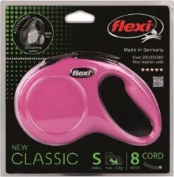 Flexi New Classic Koord - Hondenriem - Roze - XS - 3 M -Hondenbenodigdheden 1182x1200