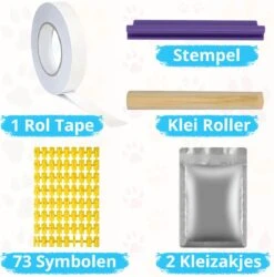 PIXETOOL Fotolijst Kleiafdruk - Gipsafdruk - Pootafdruk Hond - Puppy Speelgoed - Cadeau Voor Man - Cadeau Voor Vrouw - 3D Collage - 54 Extra Letters -Hondenbenodigdheden 1187x1200 15