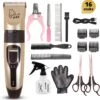 BeautyFit - 16-delig Hondentondeuse Set - Professionele Honden Trimset - Dieren Tondeuse Voor Dikke Vacht - Meest Complete Set - Inclusief 4 Opzetkammen - Hondenschaar - Mist Verstuiver - Handschoen Borstel - Nagelknipper -Hondenbenodigdheden 1187x1200 6