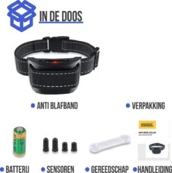 STARMAN Anti Blafband Voor Honden - 3-60KG - Diervriendelijk - Zonder Schok - Vibratie En Audio - Anti Blaf Band 17 STARMAN Anti Blafband Voor Honden - 3-60KG - Diervriendelijk - Zonder Schok - Vibratie En Audio - Anti Blaf Band -Hondenbenodigdheden 1191x1200 3