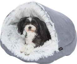 Trixie Hondenmand Donut Harvey Grijs / Wit-Zwart - 55X55 CM