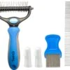 TwinQ Vachtverzorgingsset Hond/kat - Professionele 2-zijdige Ondervacht Kam - Klittenkam Voor Honden En Katten - Verwijderd Klitten En Voorkomt Haaruitval - Incl. Vlooienkam En Tandenborstel -Hondenbenodigdheden 1200x1004