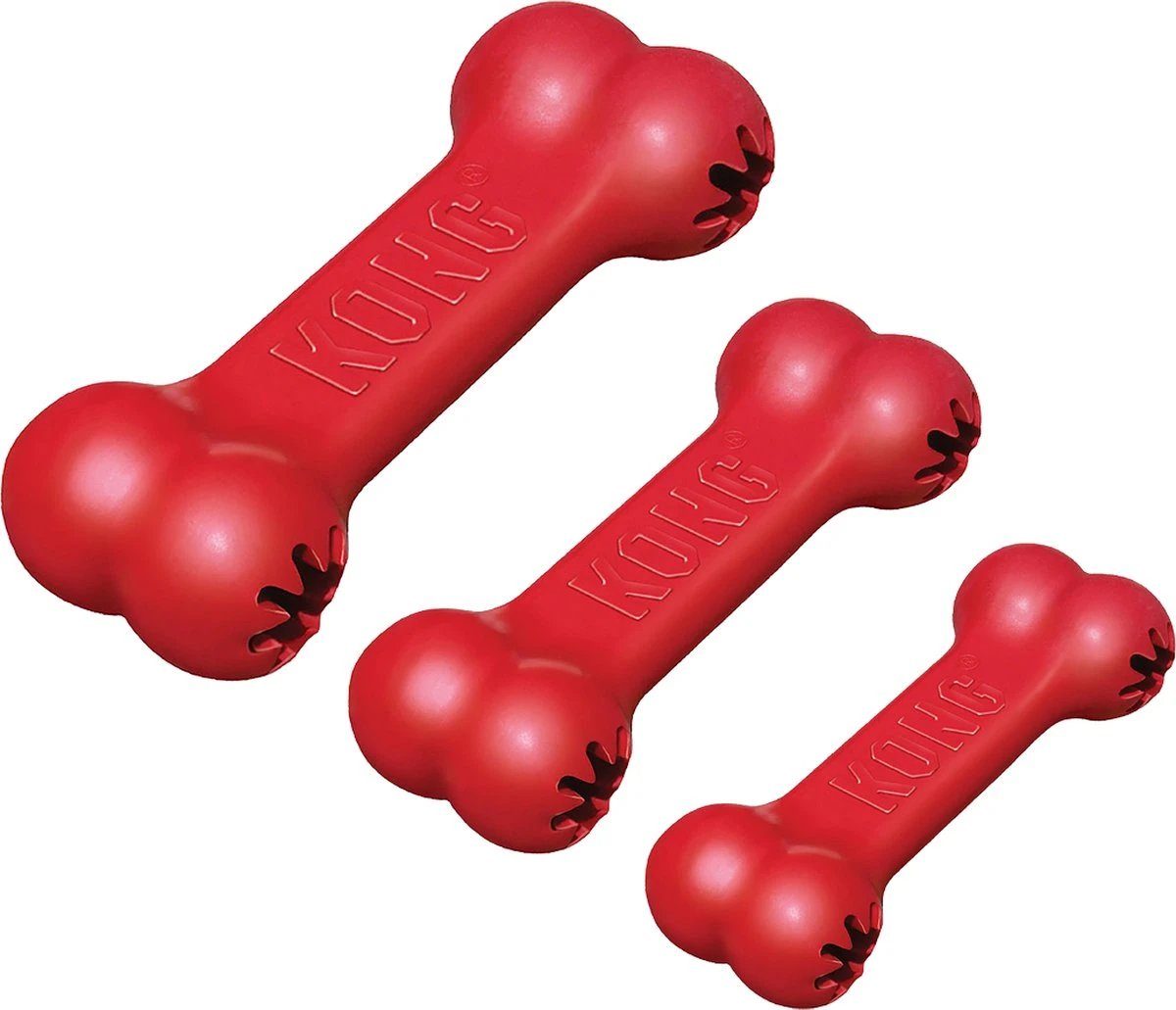 Kong Goodie Bone - Kauwspeelgoed - 178 Mm X 153 Mm X 51 Mm - Rood - 1 Stuk 4 Kong Goodie Bone - Kauwspeelgoed - 178 Mm X 153 Mm X 51 Mm - Rood - 1 Stuk - Afbeelding 2