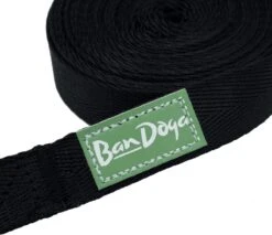 Hondenriem 20 Meter - Lange Lijn - Gerecycled Nylon - Trainingslijn, Speurlijn - 2 Cm Breed - Zwart -Hondenbenodigdheden 1200x1037