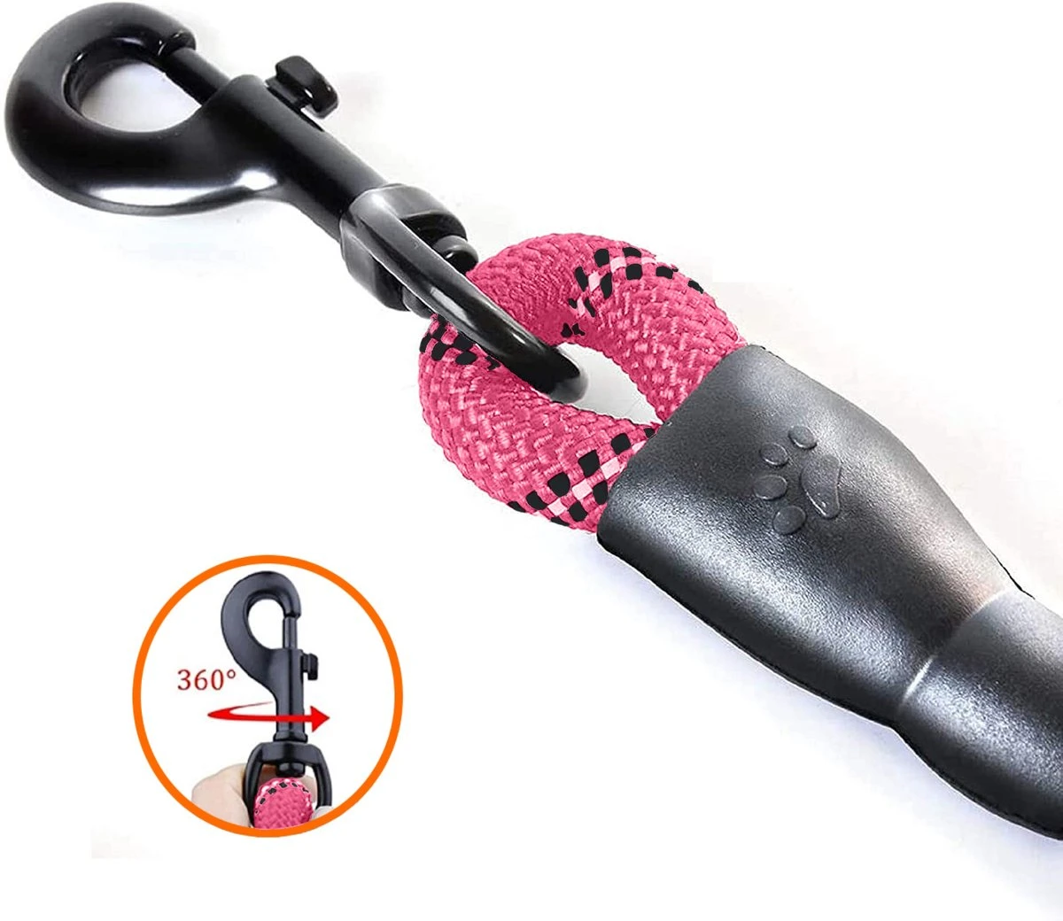 Comfortabele Hondenriem Met Gevoerd Handvat – Stevige Nylon Hondenlijn – Riem Voor Honden 4 Comfortabele Hondenriem Met Gevoerd Handvat – Stevige Nylon Hondenlijn – Riem Voor Honden - Afbeelding 2