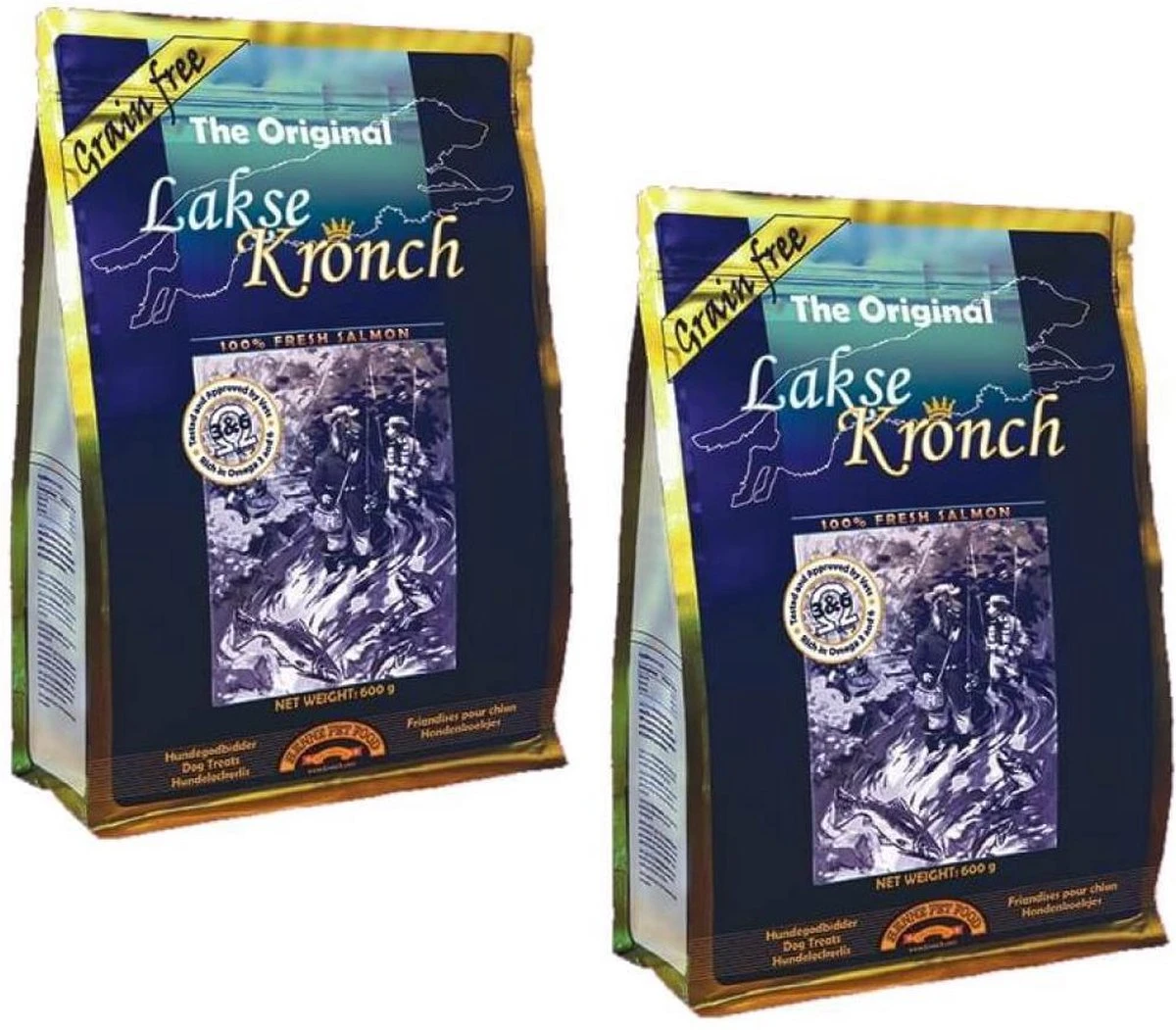 Henne - Lakse Kronch- 100% Zalmsnacks- Duo Pakket Voordeelverpakking- 2 X 600 Gram-gezonde Beloning - Graanvrije Trainers 3 Henne - Lakse Kronch- 100% Zalmsnacks- Duo Pakket Voordeelverpakking- 2 X 600 Gram-gezonde Beloning - Graanvrije Trainers