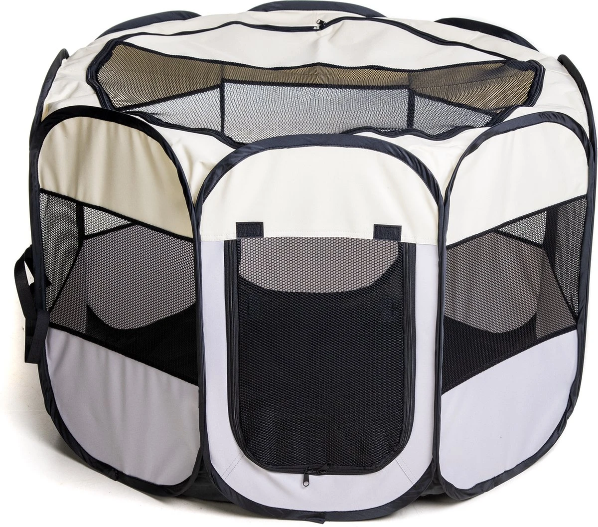 Dogs&Co Puppyren Opvouwbaar Grijs 90x90x60cm In Handige Draagtas 7 Dogs&Co Puppyren Opvouwbaar Grijs 90x90x60cm In Handige Draagtas - Afbeelding 5