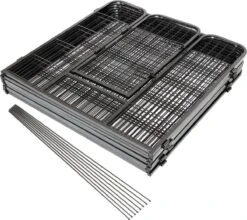 Merkloos Premium Puppyren - 80 Cm Hoog - 640 Cm Omtrek - Hondenren - Hondenhok - Grijs Hamerslag 12 Merkloos Premium Puppyren - 80 Cm Hoog - 640 Cm Omtrek - Hondenren - Hondenhok - Grijs Hamerslag -Hondenbenodigdheden 1200x1069 1