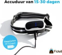Fideli Anti Blafband - Zonder Schok - Grote En Kleine Honden - Oplaadbaar - LED Verlichte Band -Hondenbenodigdheden 1200x1073 3