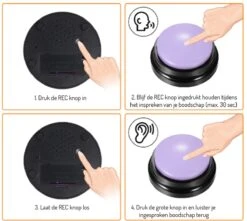 Merkloos Dog Buttons Praatknop Voor Honden - Met Opname Functie - Met Stickers - Intelligentie Speelgoed - 4 Stuks 10 Merkloos Dog Buttons Praatknop Voor Honden - Met Opname Functie - Met Stickers - Intelligentie Speelgoed - 4 Stuks -Hondenbenodigdheden 1200x1075 2