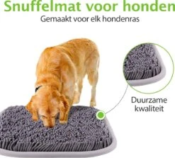 SNOOTS - Snuffelmat Hond - Snuffelmatten Voor Hond En Puppy - Honden Speelgoed Intelligentie - Agility Voor De Hond - Hondentraining - Denkspel Hond - Wasbaar Incl. Zuignappen -Hondenbenodigdheden 1200x1085 2