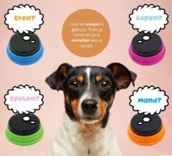 Praatknop Hond – Set Van 4 - Honden Speelgoed – Honden Training – Dogbuttons – Huisdier – Puppy Training - Hondenspeelgoed Intelligentie - Hond Opvoeden 17 Praatknop Hond – Set Van 4 - Honden Speelgoed – Honden Training – Dogbuttons – Huisdier – Puppy Training - Hondenspeelgoed Intelligentie - Hond Opvoeden -Hondenbenodigdheden 1200x1087 18