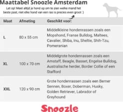 Snoozle Orthopedische Hondenmand - Zacht En Luxe Hondenkussen - Hondenbed - Wasbaar - Hondenmanden - 100 X 70 Cm - Stormy Grey -Hondenbenodigdheden 1200x1094 2